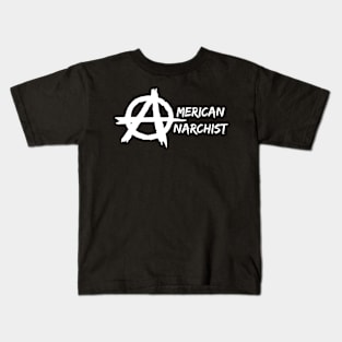 American Anarchist Protest Kids T-Shirt